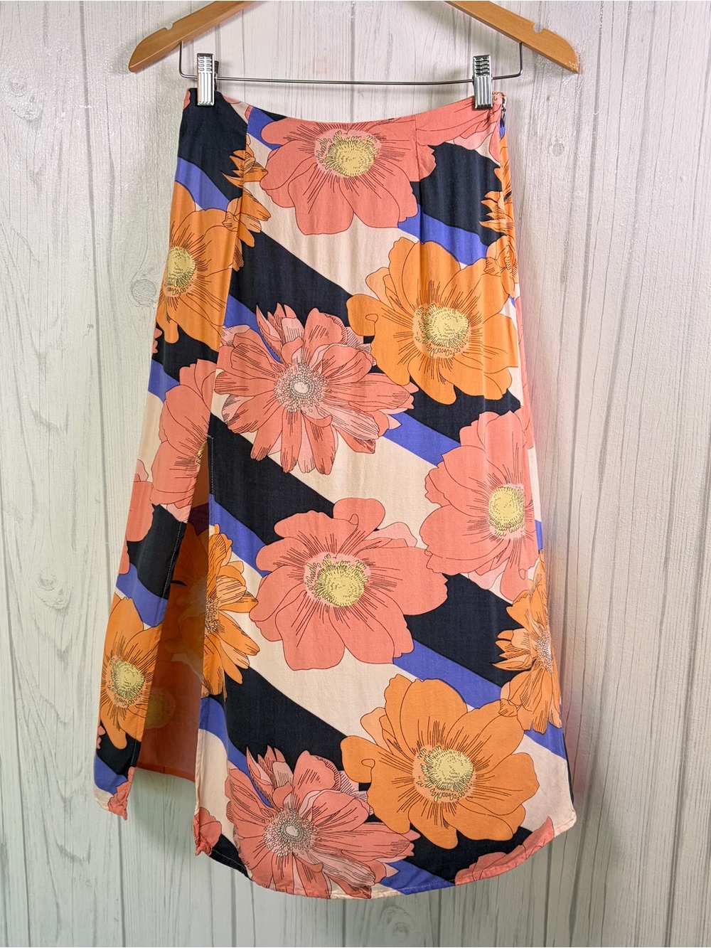 O’NEILL Vintage Y2K Floral Beach Boho Midi Skirt, XS